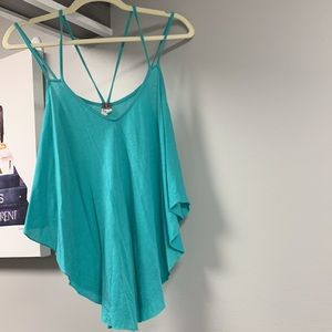 Free People Teal Summer Top Size XS Excellent Condition